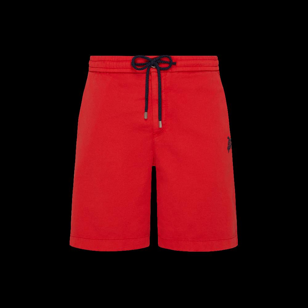 Vilebrequin Bermuda En Jersey De Coton Stretch Homme Tortue