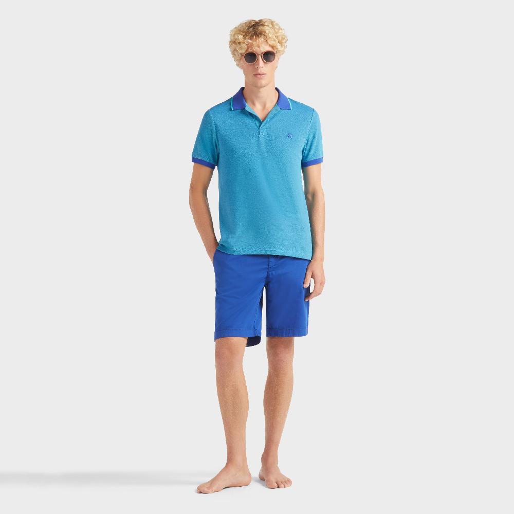 Vilebrequin Bermuda En Jersey De Coton Stretch Homme Tortue