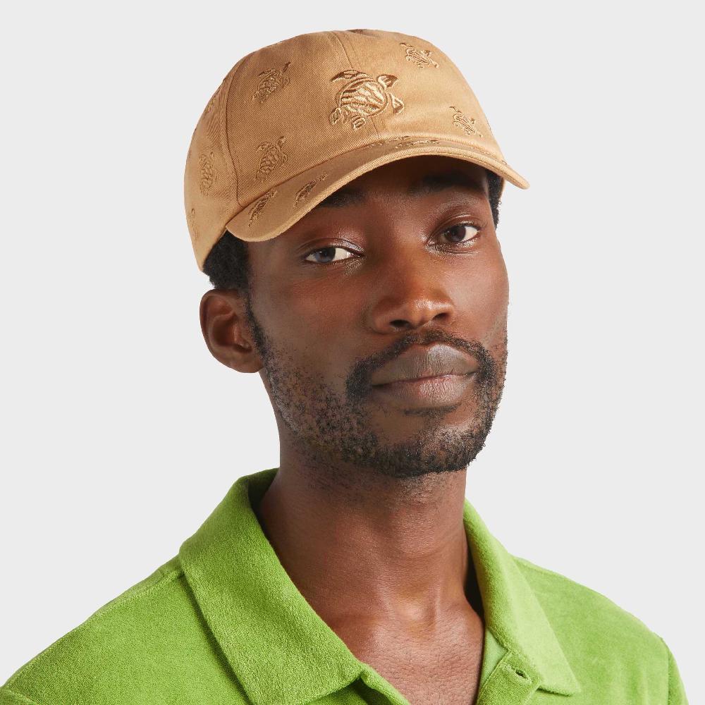 vilebrequin Casquette brodée unisexe Tortue All Over