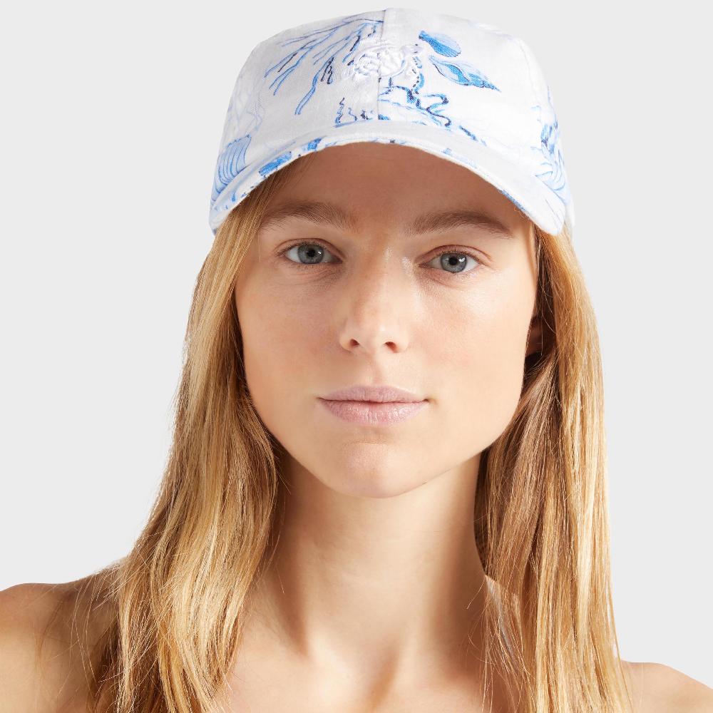 Vilebrequin Casquette En Lin Homme Medusa And Shells
