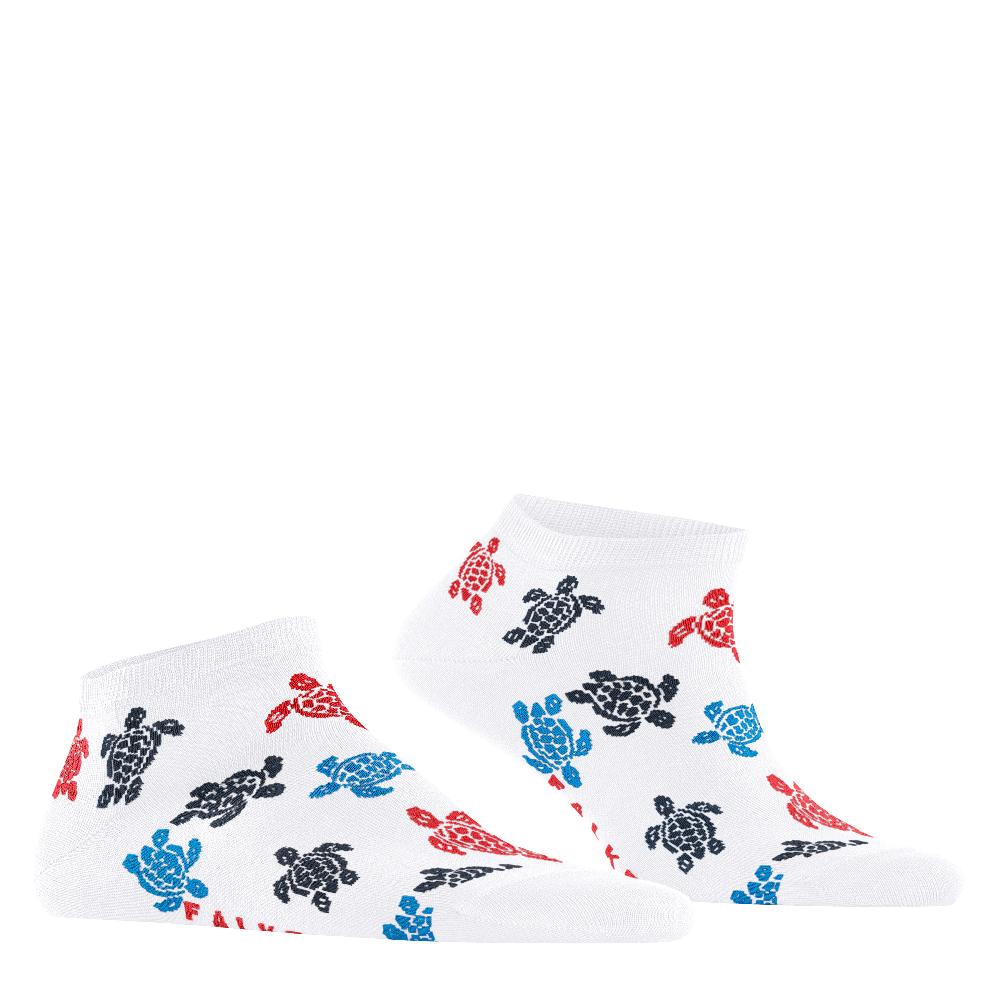 Vilebrequin Chaussettes Courtes Homme Rondes Des Tortues Multicolores - Vilebrequin X Falke
