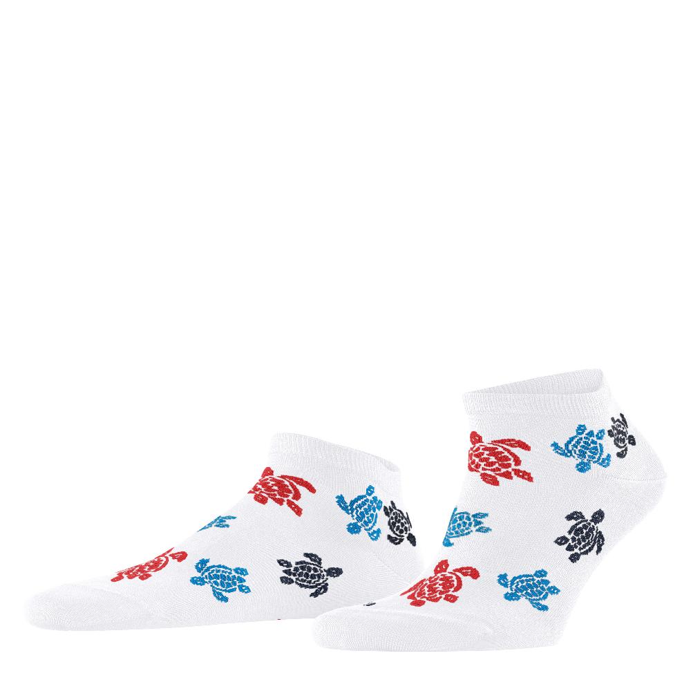 vilebrequin Chaussettes courtes homme Rondes des Tortues Multicolores - Vilebrequin x Falke