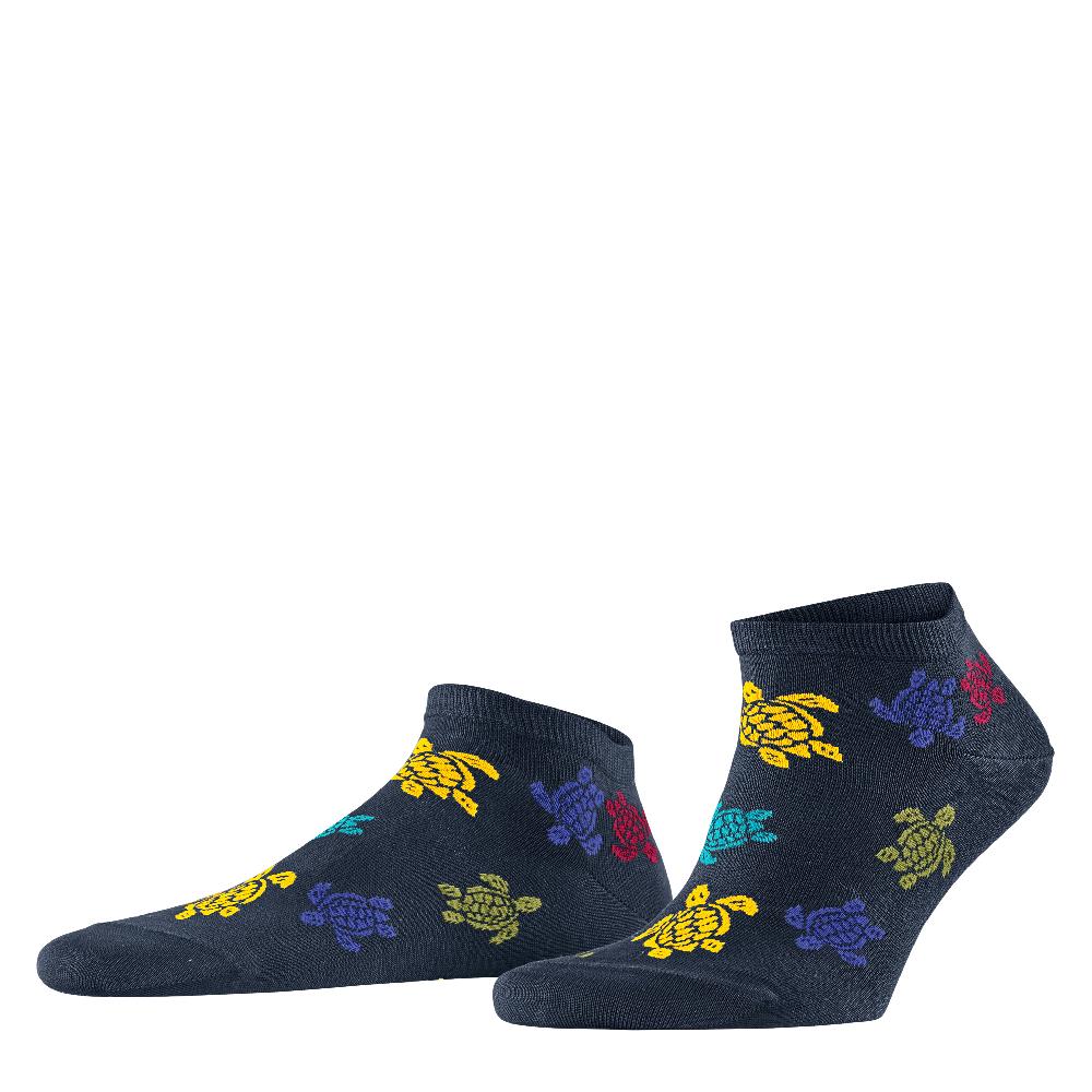vilebrequin Chaussettes courtes homme Rondes des Tortues Multicolores - Vilebrequin x Falke