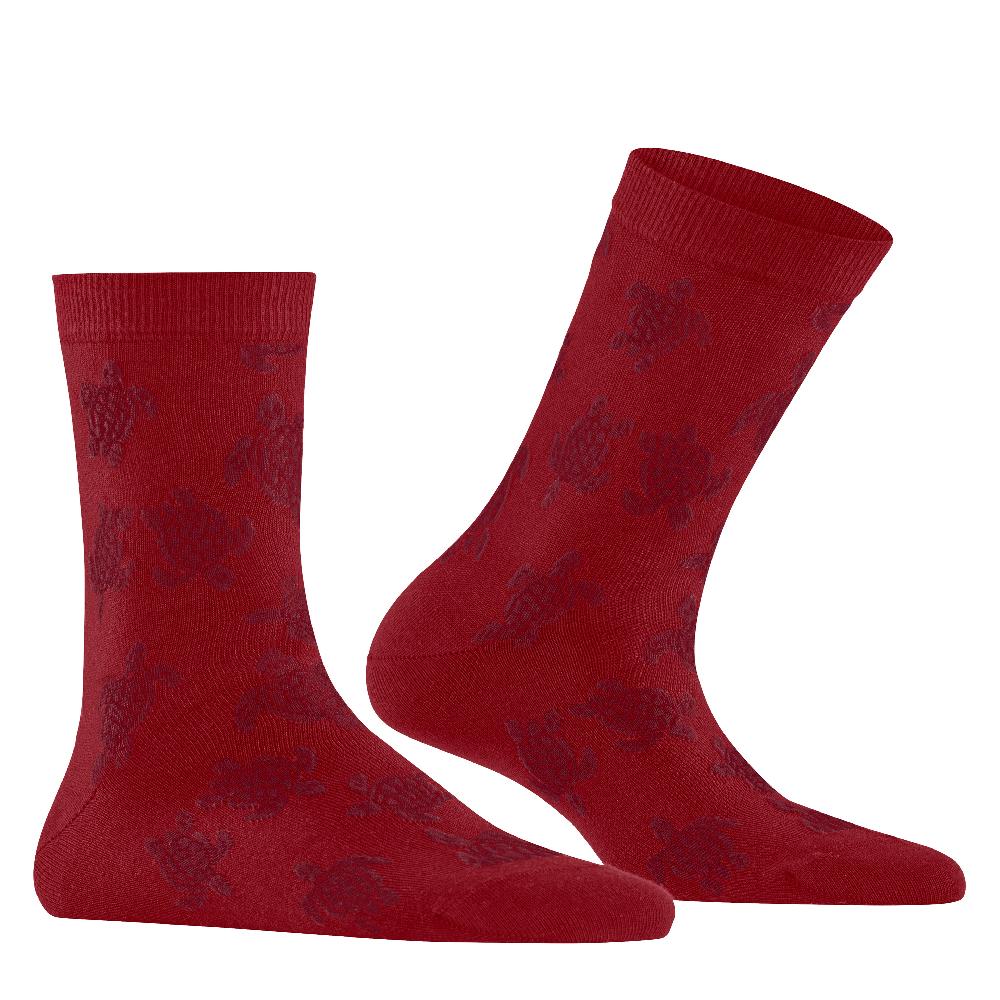 Vilebrequin Chaussettes Femme Ronde Des Tortues - Vilebrequin X Falke