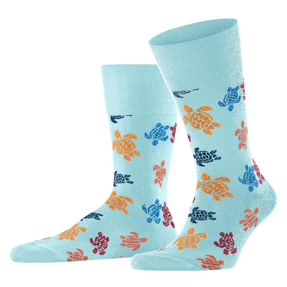 vilebrequin Chaussettes homme Rondes des Tortues Multicolores - Vilebrequin x Falke