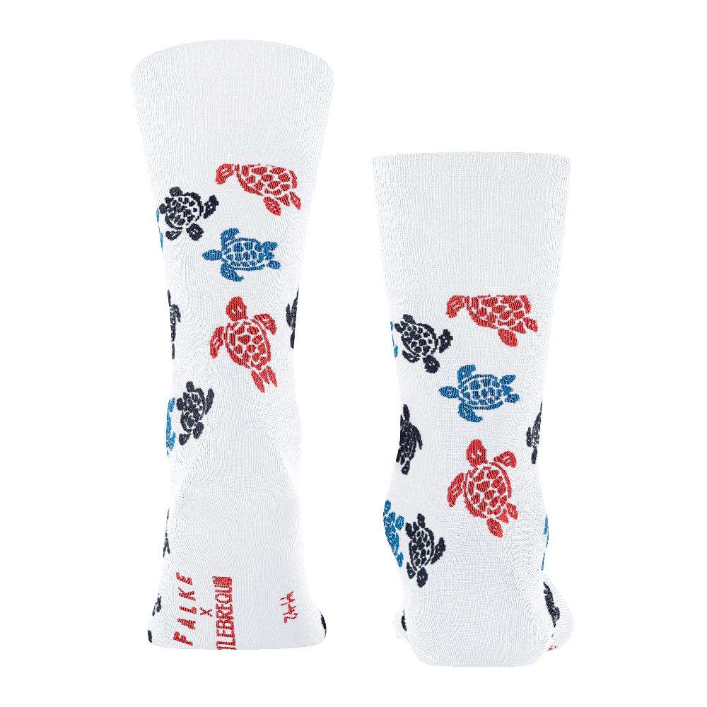 Vilebrequin Chaussettes Homme Rondes Des Tortues Multicolores - Vilebrequin X Falke