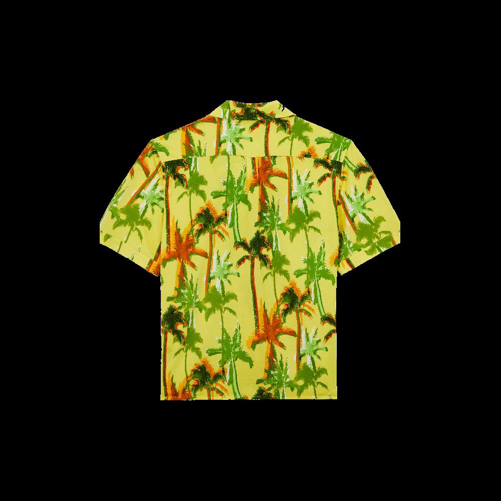 Vilebrequin Chemise Bowling En Coton Homme Palms Offset