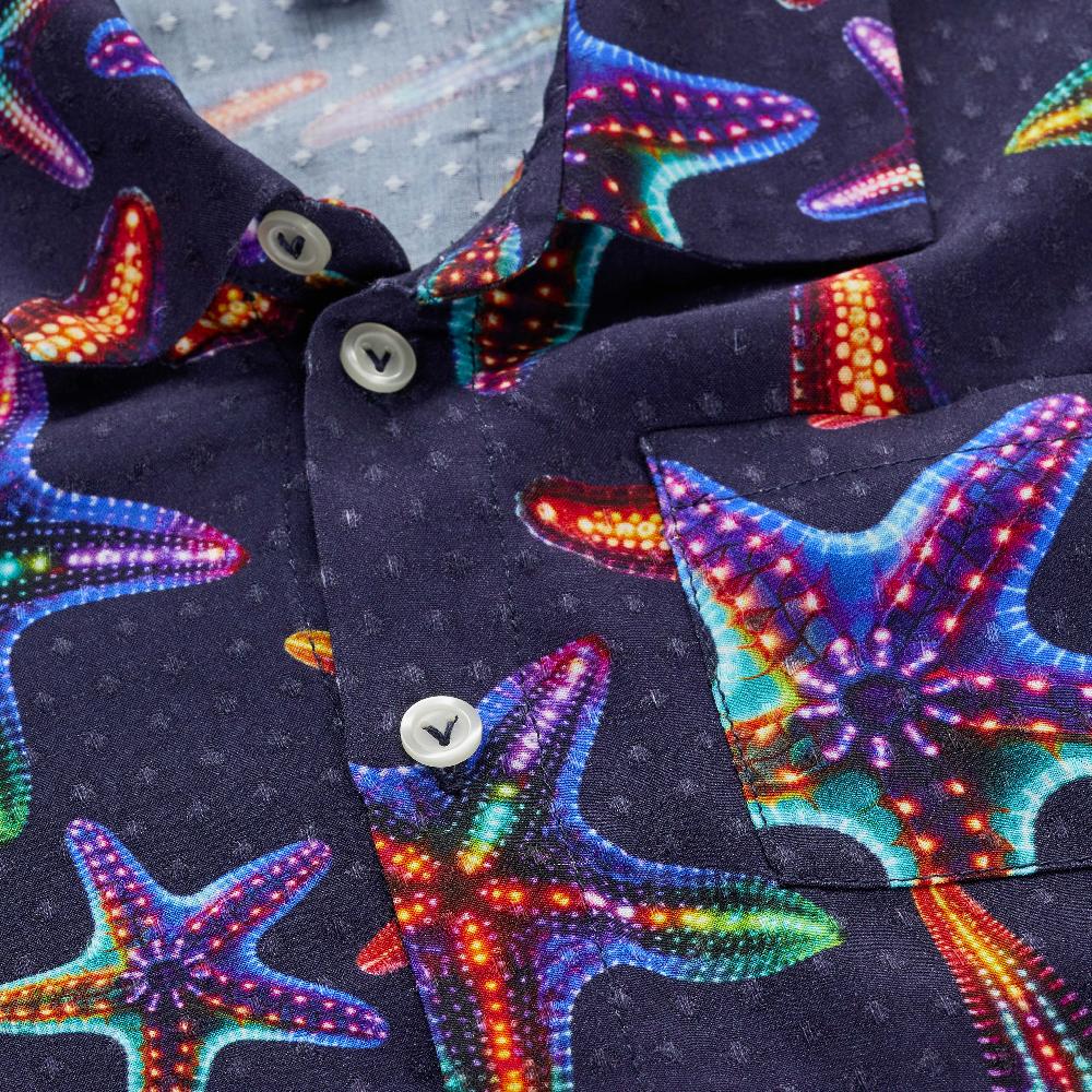 Vilebrequin Chemise Bowling En Viscose Garçon Disco Stars