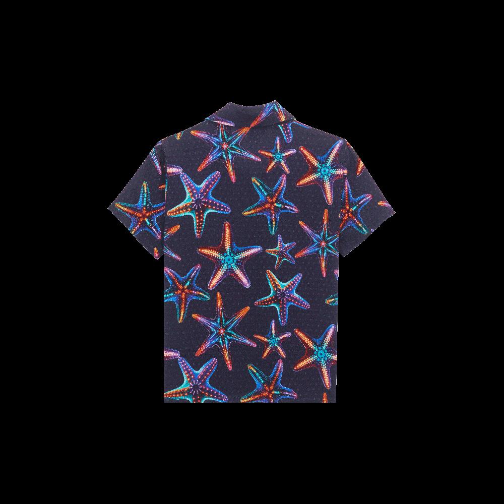 Vilebrequin Chemise Bowling En Viscose Garçon Disco Stars