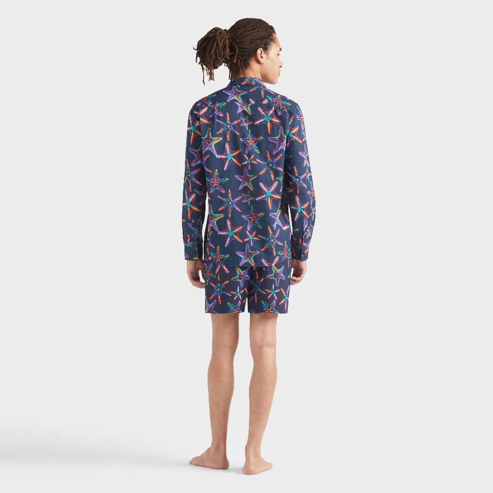 Vilebrequin Chemise En Coton Voile Organique Unisexe Disco Stars