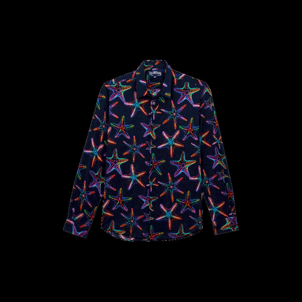 Vilebrequin Chemise En Coton Voile Organique Unisexe Disco Stars