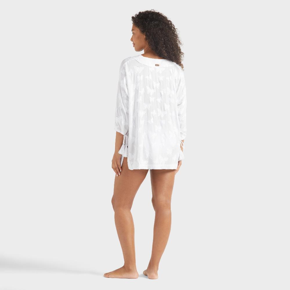 Vilebrequin Chemise En Viscose Femme Disco Butterflies