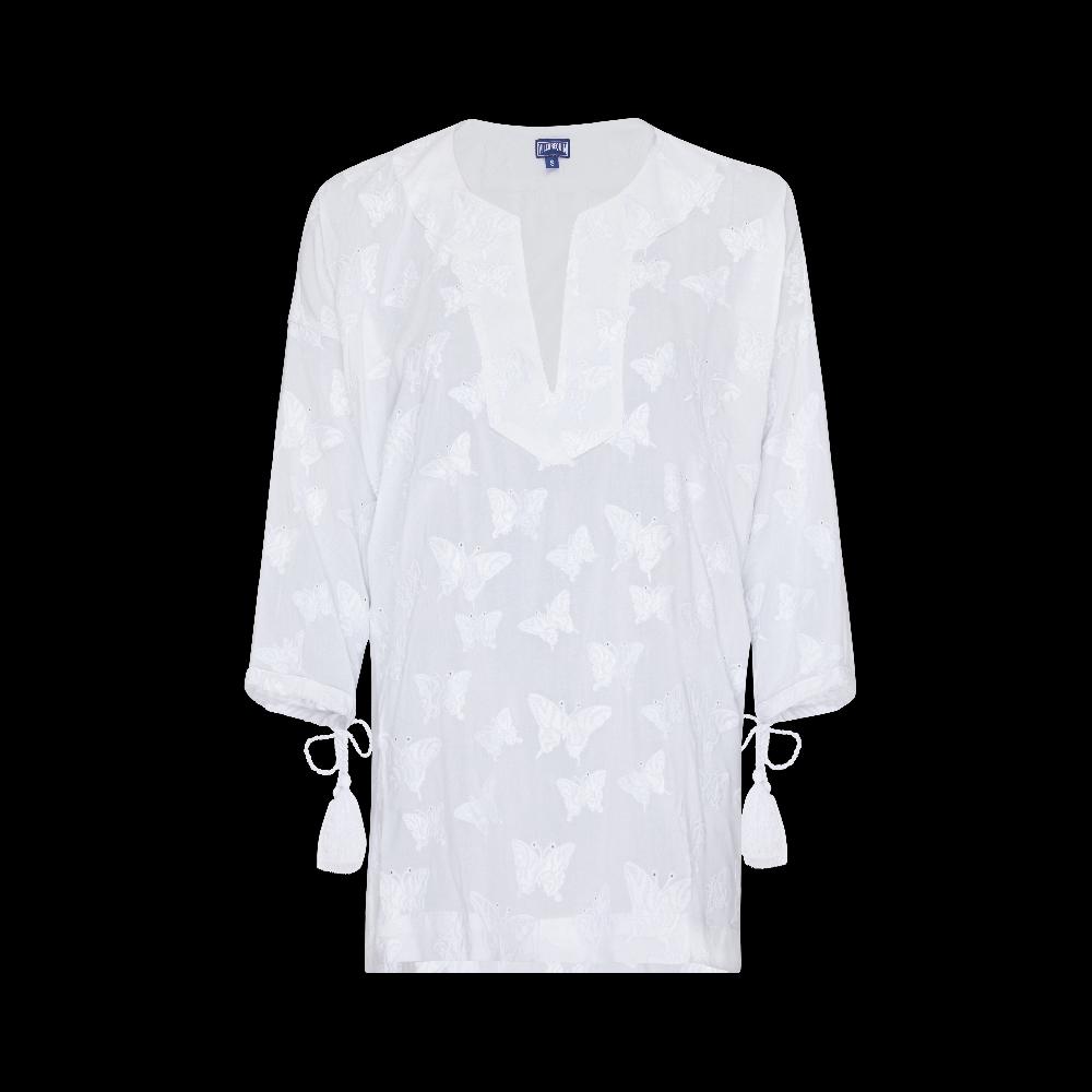 Vilebrequin Chemise En Viscose Femme Disco Butterflies