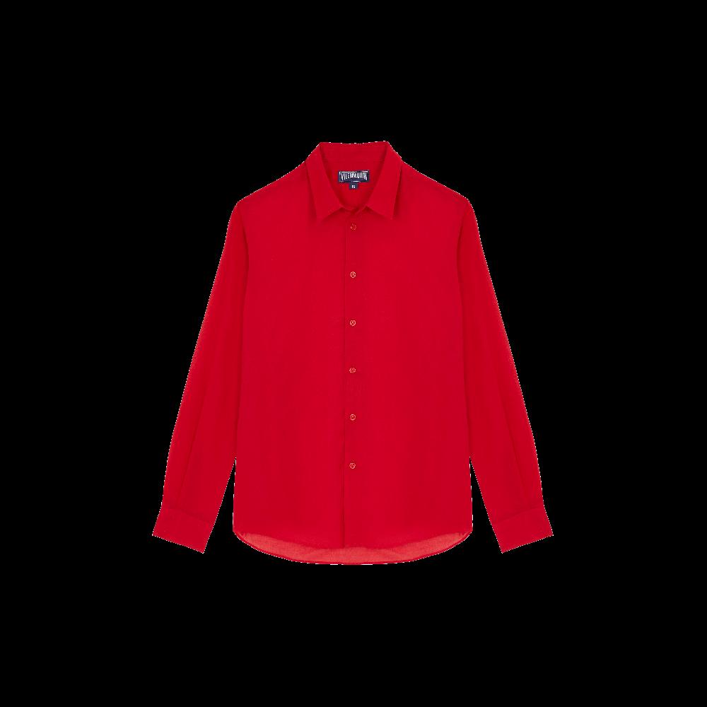 Vilebrequin Chemise Légère En Voile De Coton Unisexe Unie