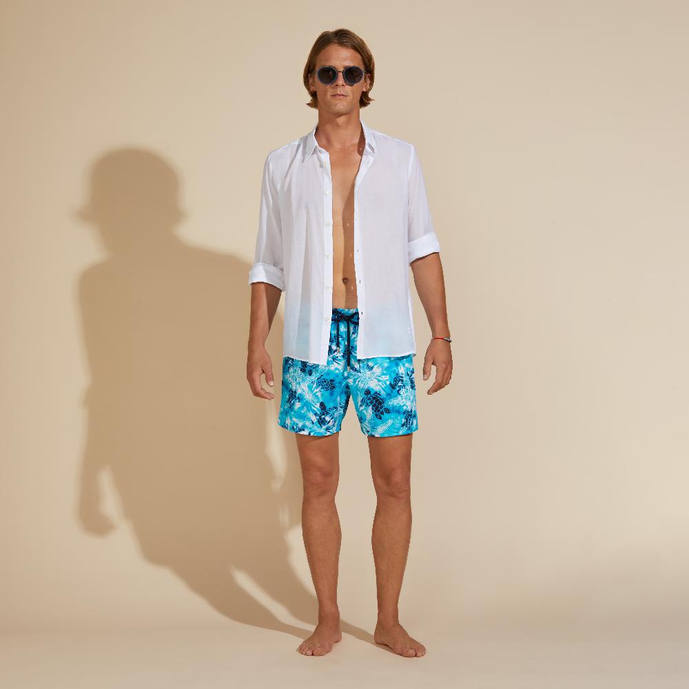 Vilebrequin Chemise Légère En Voile De Coton Unisexe Unie