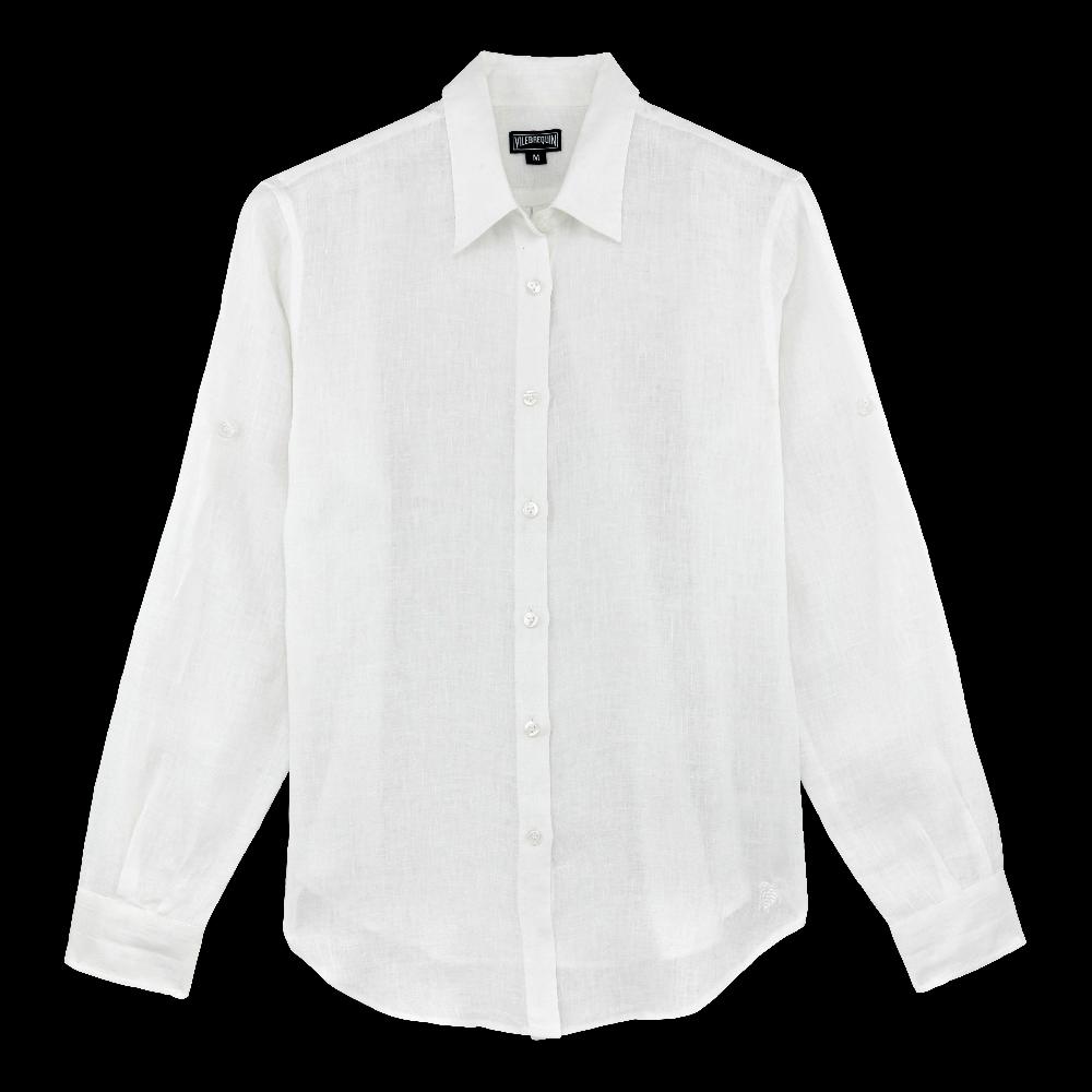 Vilebrequin Chemise Manches Longues En Lin Femme Unie