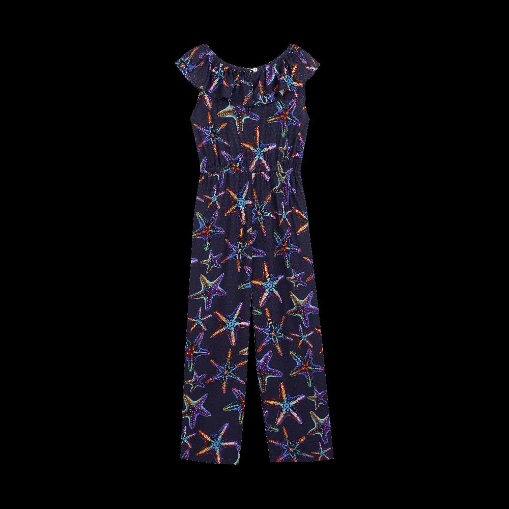 Vilebrequin Combinaison Short En Viscose Fille Disco Stars