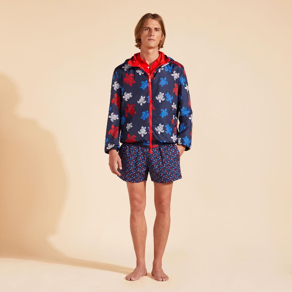 Vilebrequin Coupe Vent Réversible Homme Micro Ronde Des Tortues