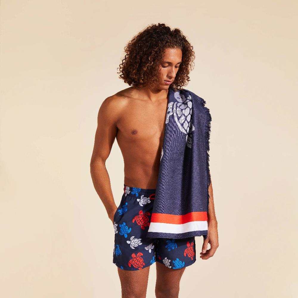 vilebrequin Fouta de plage XL unisexe Ronde des Tortues