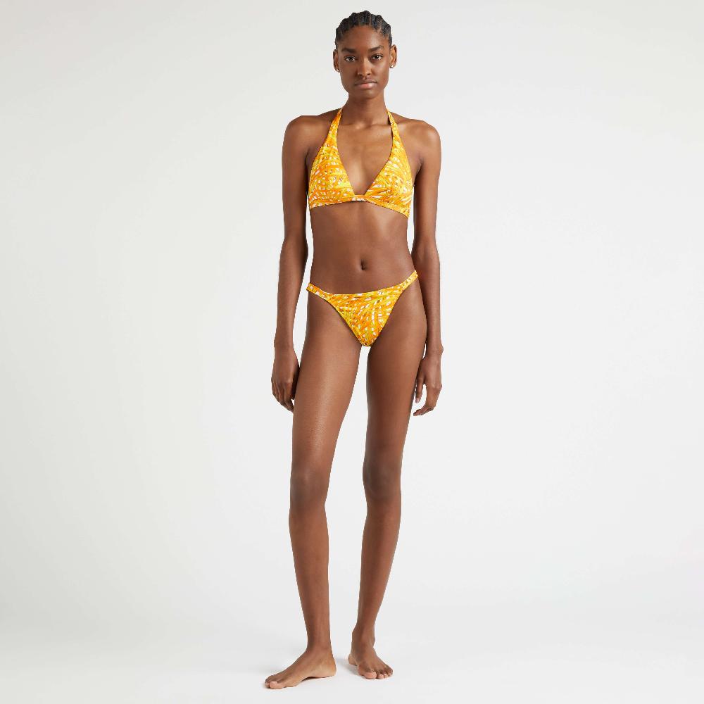 vilebrequin Haut de maillot de bain foulard femme Palm Leaves