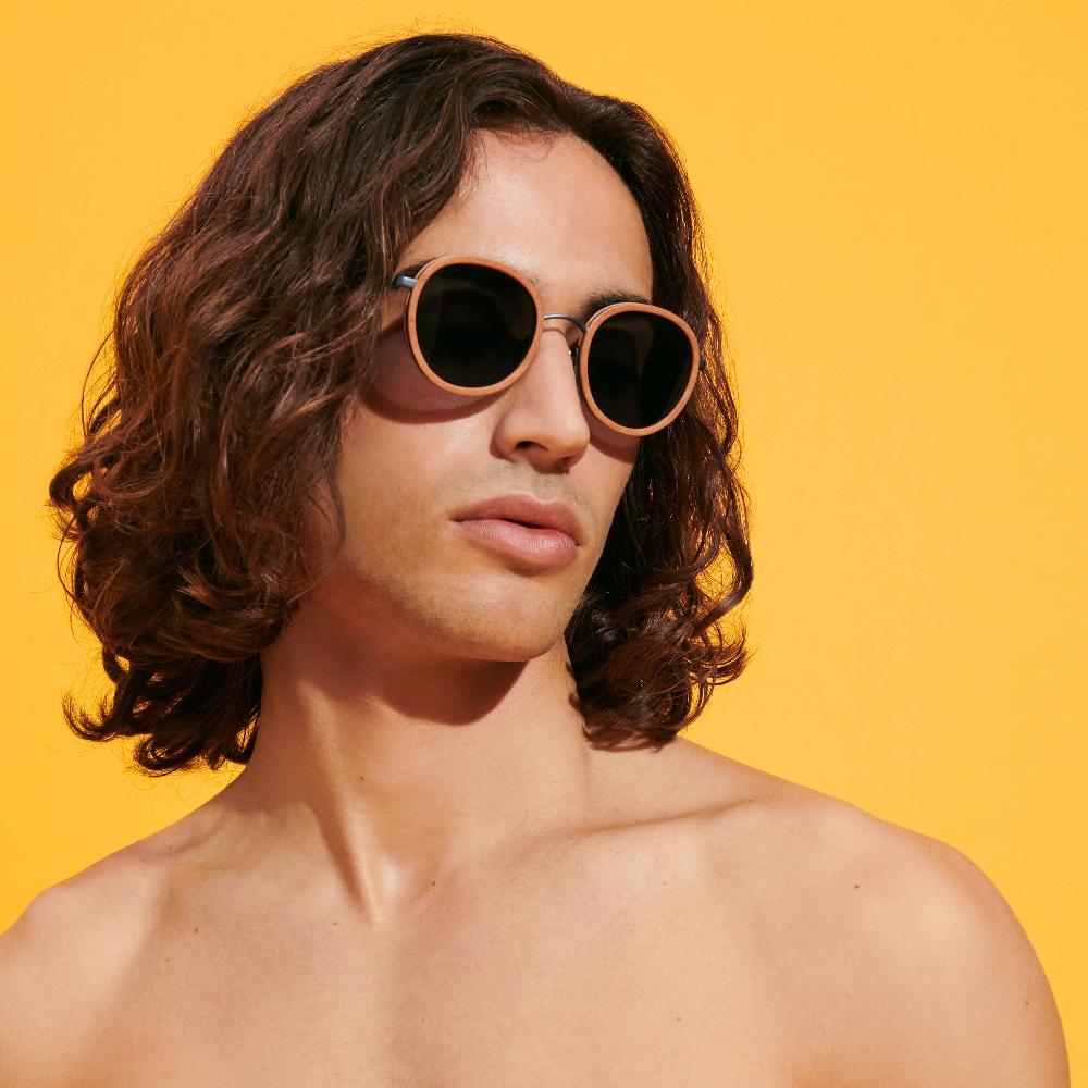 Vilebrequin Lunettes De Soleil Bois De Tulipier - VBQ X Shelter