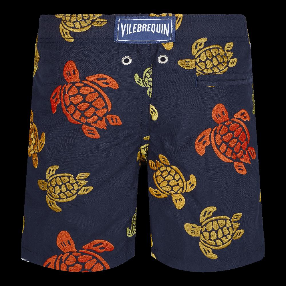 Vilebrequin Maillot De Bain Brodé Garçon Ronde Des Tortues