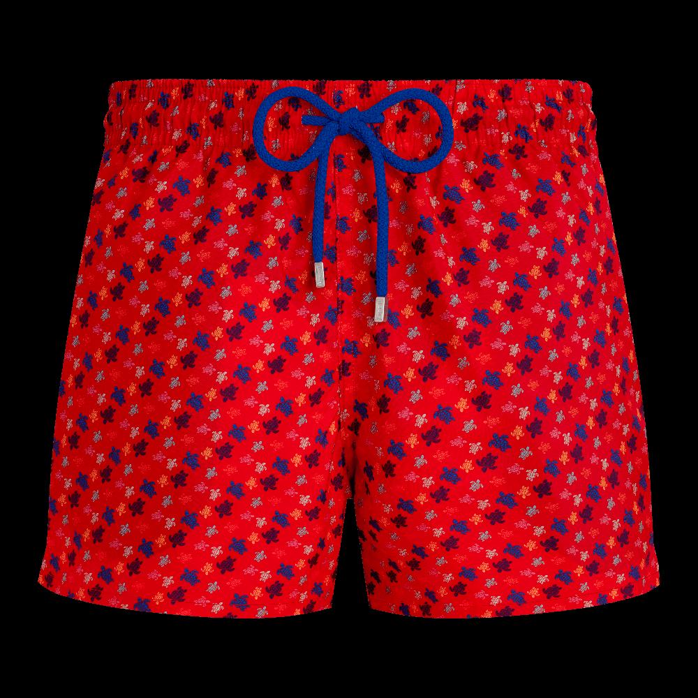 Vilebrequin Maillot De Bain Court Homme Micro Ronde Des Tortues Rainbow