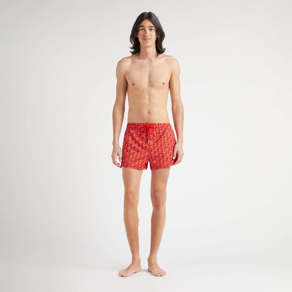 vilebrequin Maillot de bain court homme Micro Ronde Des Tortues Rainbow