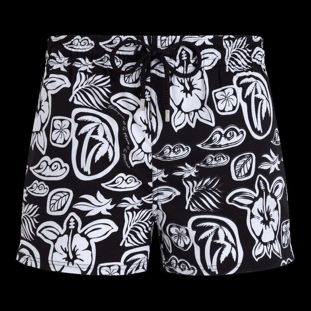 Vilebrequin Maillot De Bain Court Homme Tahiti Turtles