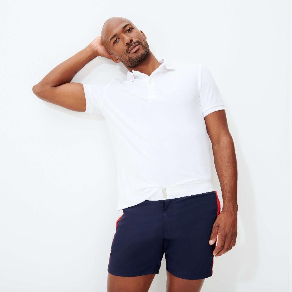Vilebrequin Maillot De Bain Court Stretch Ceinture Plate Homme Color Block