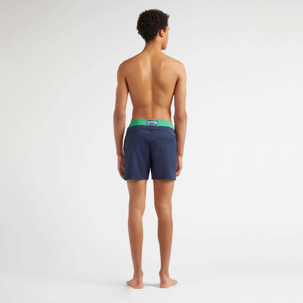 Vilebrequin Maillot De Bain Court Stretch Ceinture Plate Homme Color Block