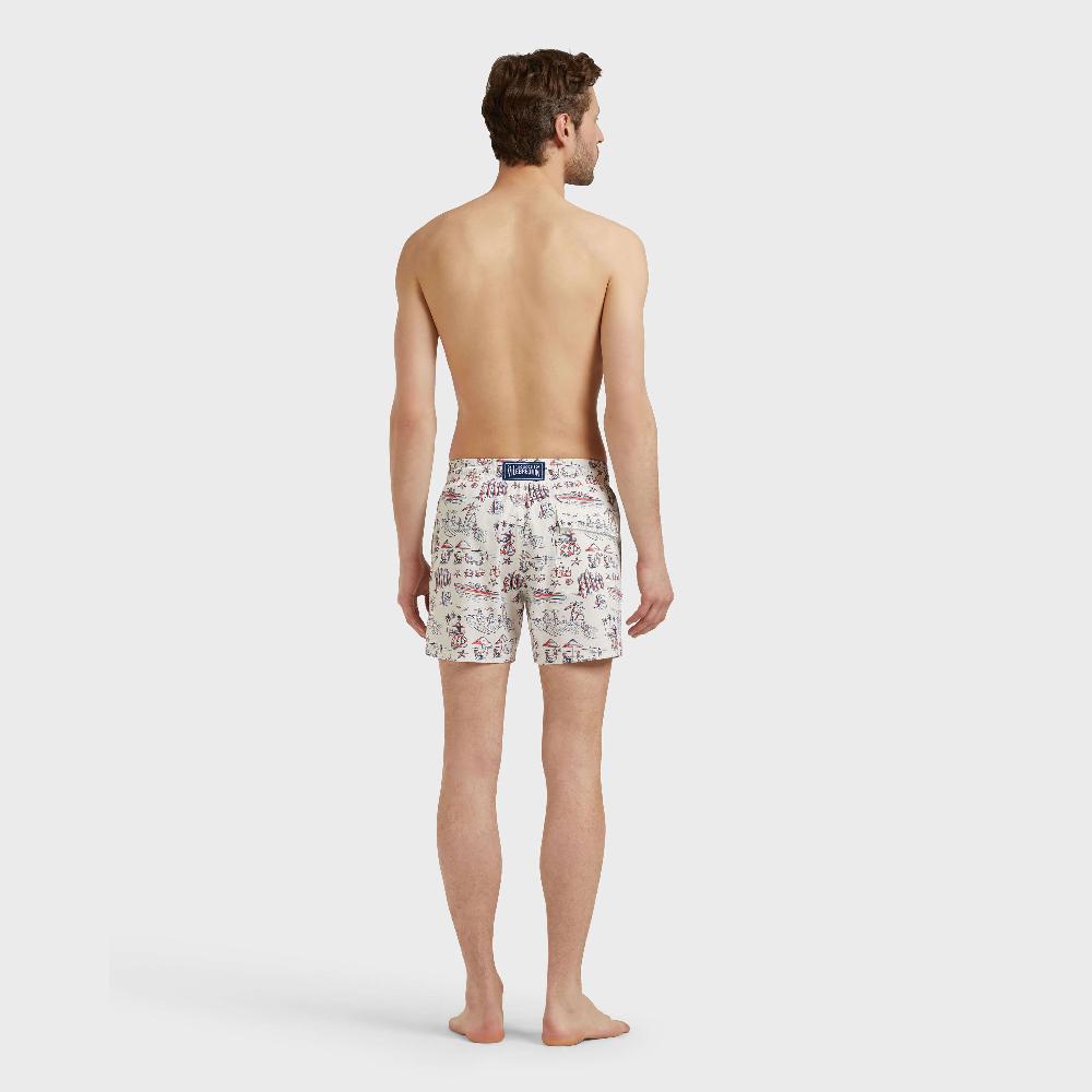 Vilebrequin Maillot De Bain Court Stretch Homme Family Beach - Vilebrequin X St Regis