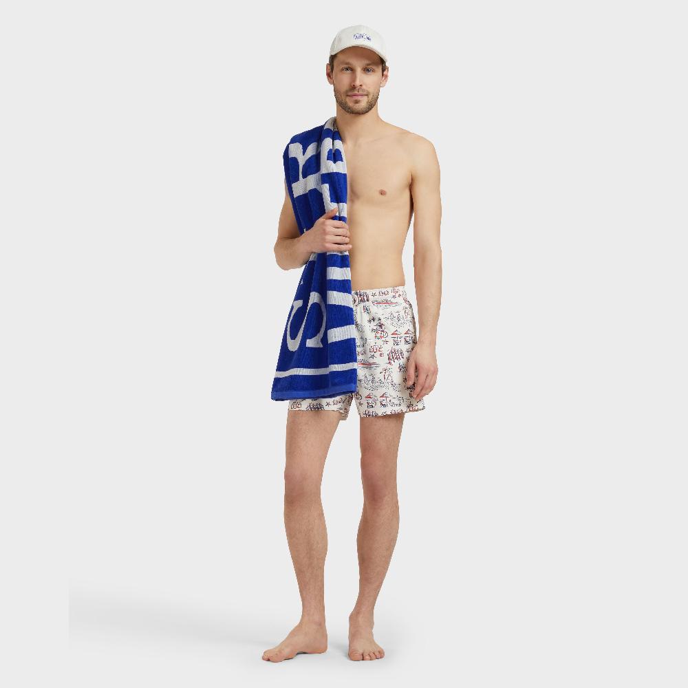 Vilebrequin Maillot De Bain Court Stretch Homme Family Beach - Vilebrequin X St Regis