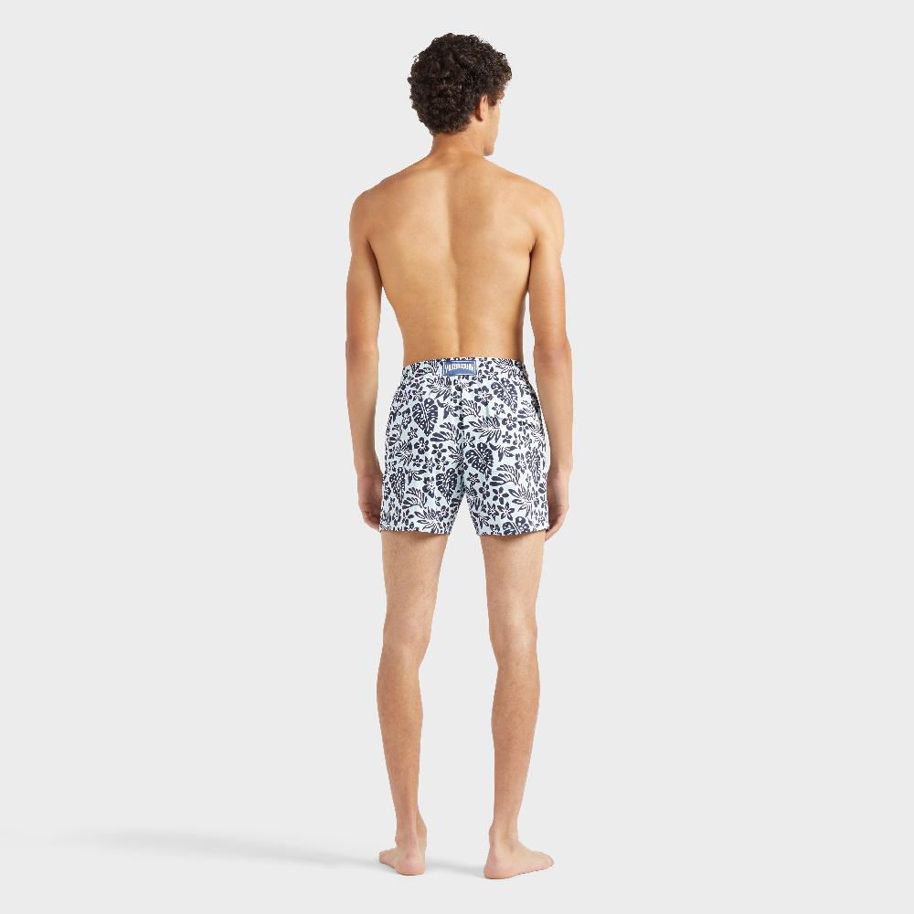 Vilebrequin Maillot De Bain Court Stretch Homme Jungle Leaves