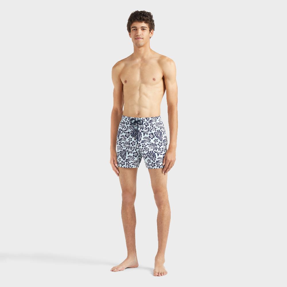 vilebrequin Maillot de bain court stretch homme Jungle Leaves