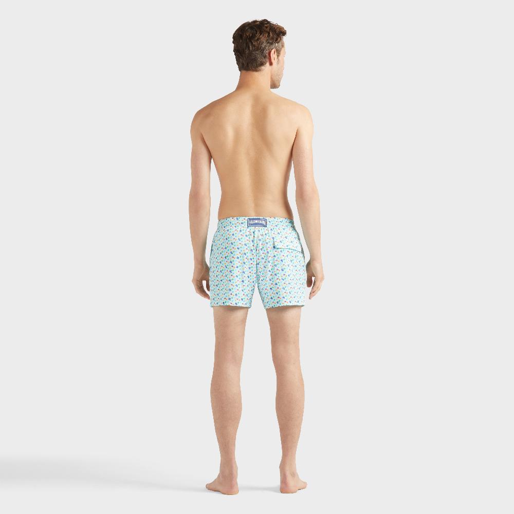 Vilebrequin Maillot De Bain Court Stretch Homme Micro Ronde Des Tortues Rainbow