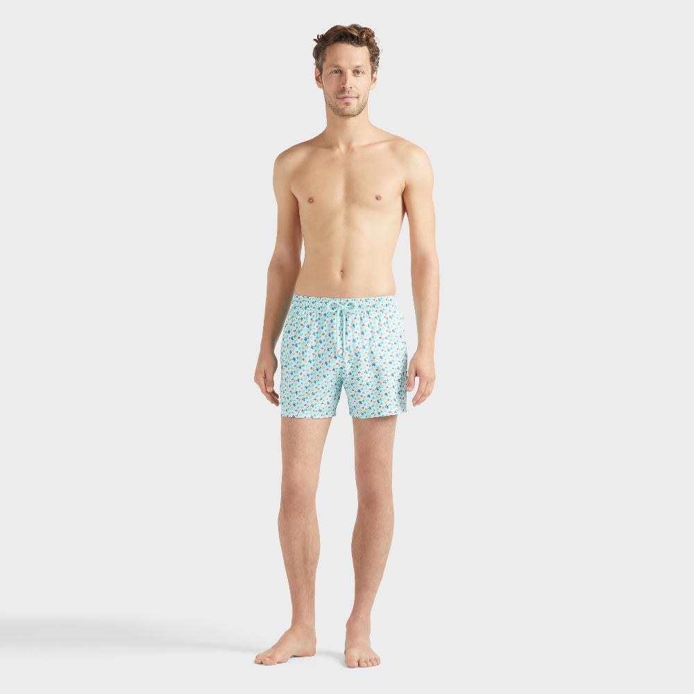 vilebrequin Maillot de bain court stretch homme Micro Ronde Des Tortues Rainbow