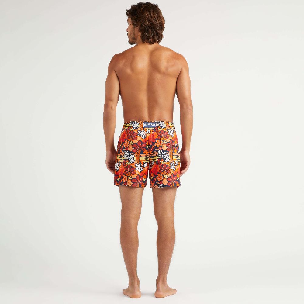 Vilebrequin Maillot De Bain Court Stretch Homme Monoi Turtles