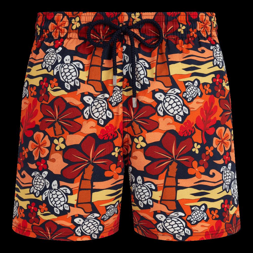 Vilebrequin Maillot De Bain Court Stretch Homme Monoi Turtles