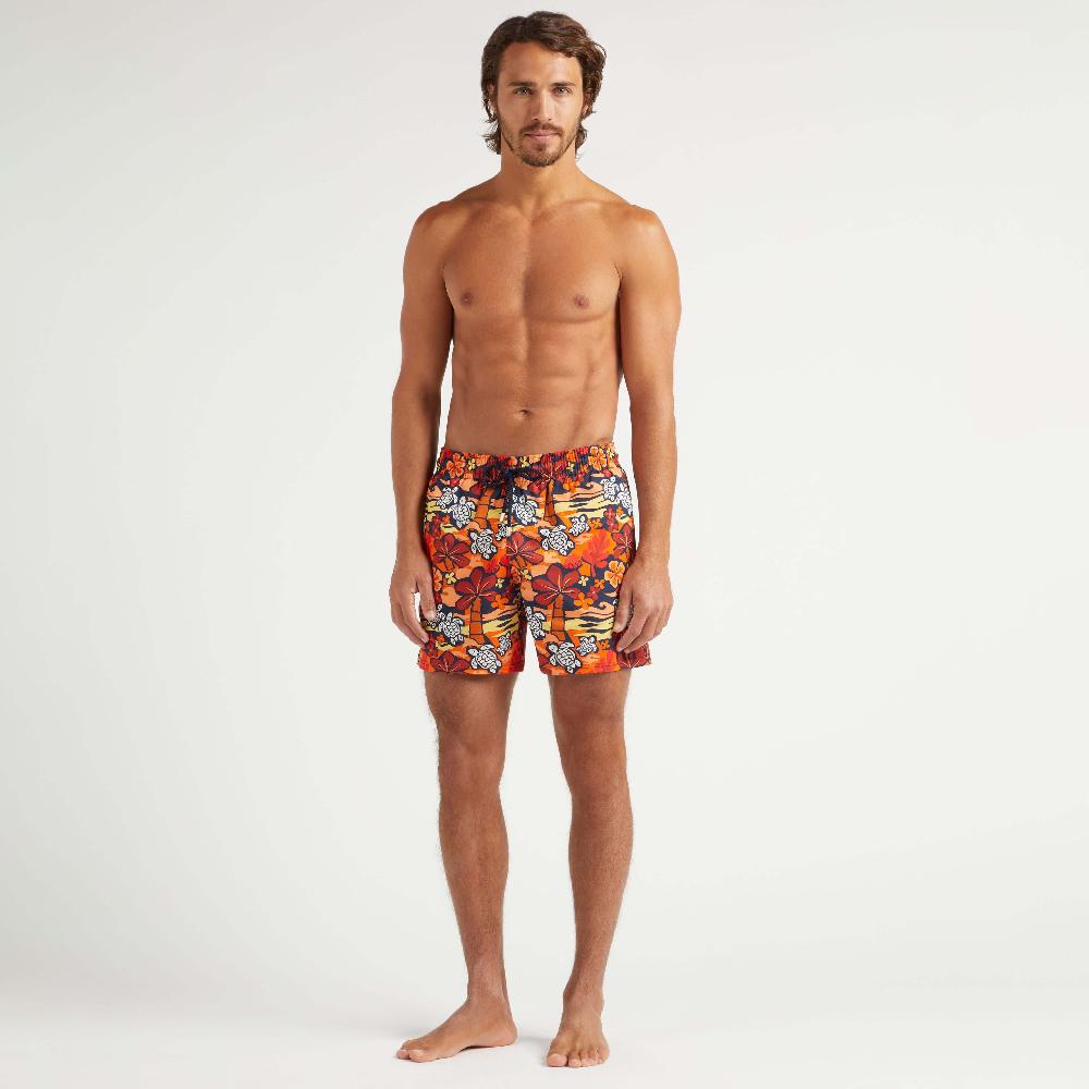vilebrequin Maillot de bain court stretch homme Monoi Turtles