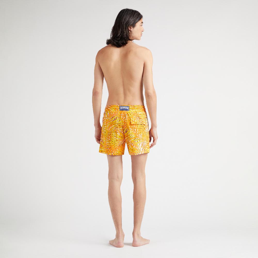 Vilebrequin Maillot De Bain Court Stretch Homme Palm Leaves