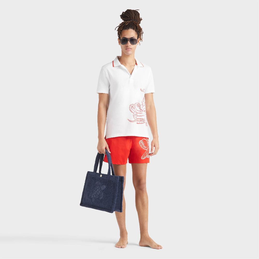 Vilebrequin Maillot De Bain Court Stretch Homme Poulpe Placé