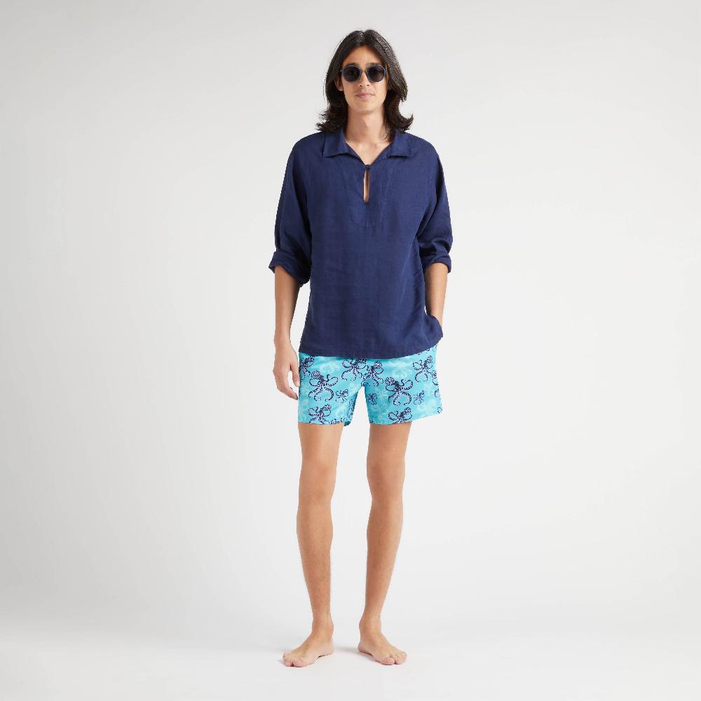 Vilebrequin Maillot De Bain Court Stretch Homme Poulpes