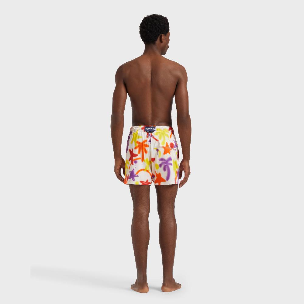 Vilebrequin Maillot De Bain Court Stretch Homme Spray Paint - VBQ X Palm Angels