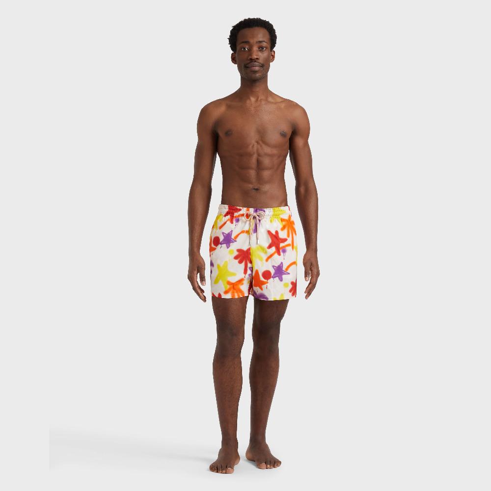 vilebrequin Maillot de bain court stretch homme Spray Paint - VBQ x Palm Angels