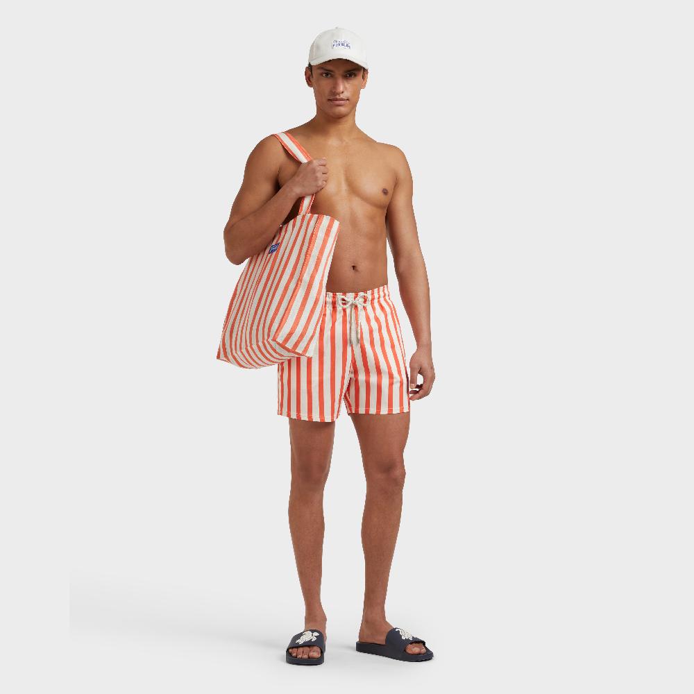Vilebrequin Maillot De Bain Court Stretch Homme Stripes - Vilebrequin X St Regis