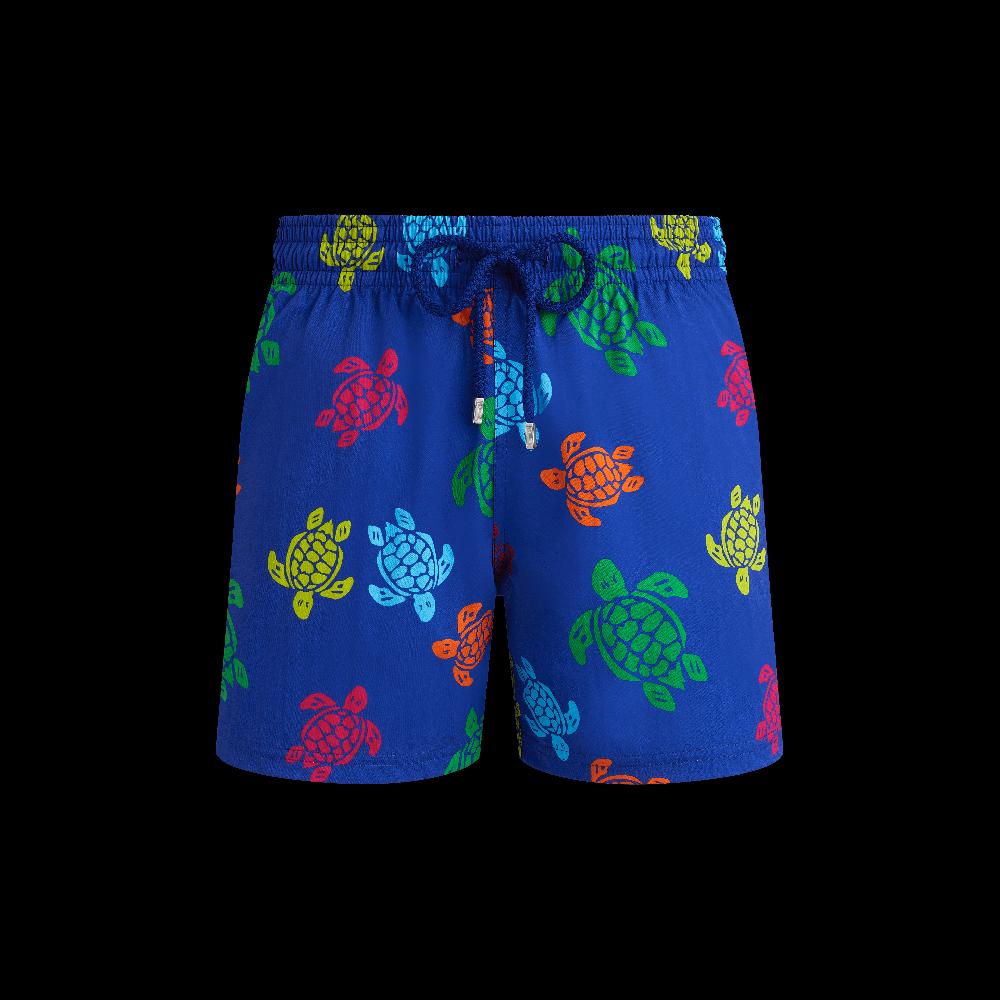 Vilebrequin Maillot De Bain Court Stretch Homme Tortue Multicolores