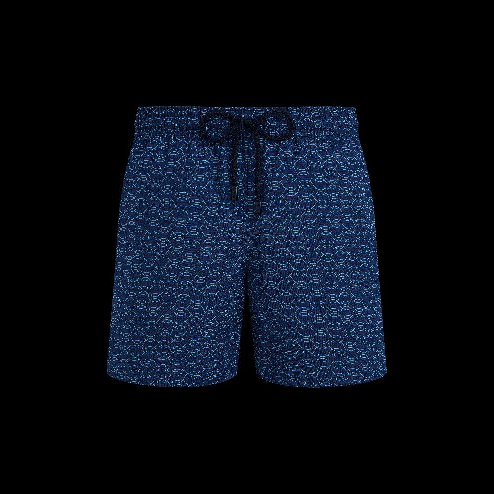 Vilebrequin Maillot De Bain En Laine Homme Fish Net