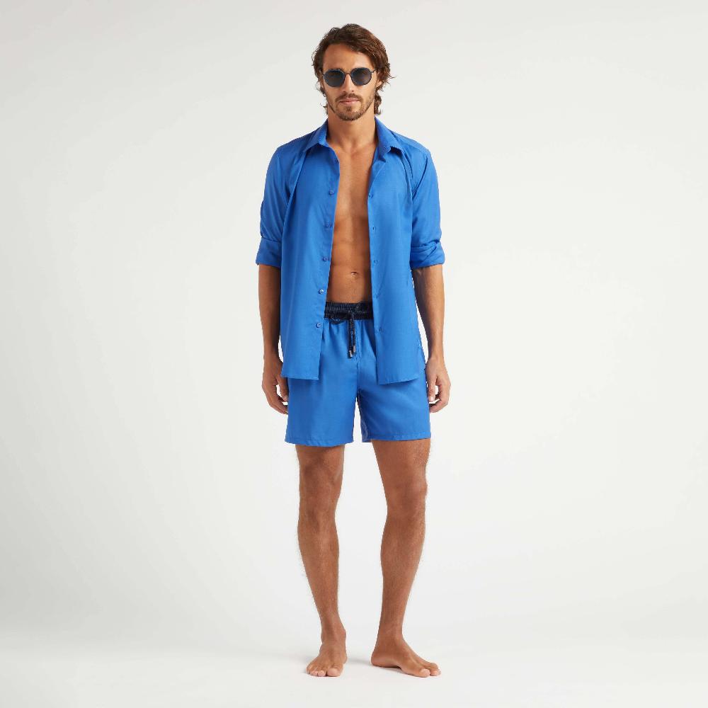 Vilebrequin Maillot De Bain En Laine Mérinos Super 120's Homme Bicolore