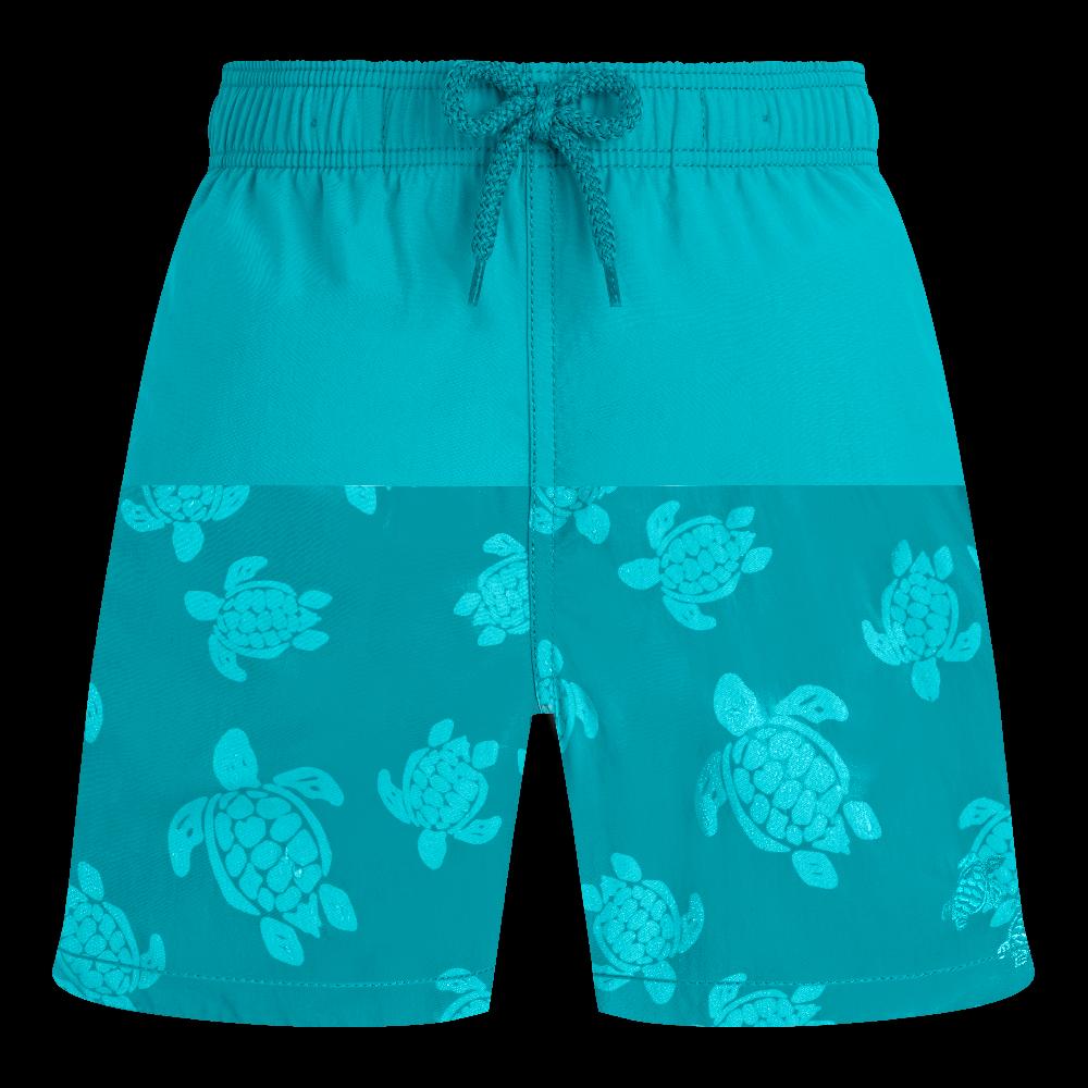 Vilebrequin Maillot De Bain Garçon Aquaréactif Ronde Des Tortues